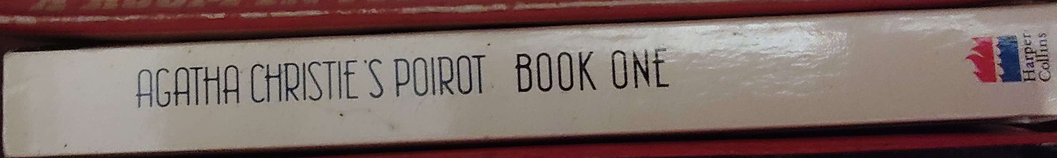 Agatha Christie  AGATHA CHRISTIE'S POIROT. BOOK ONE spine of book image
