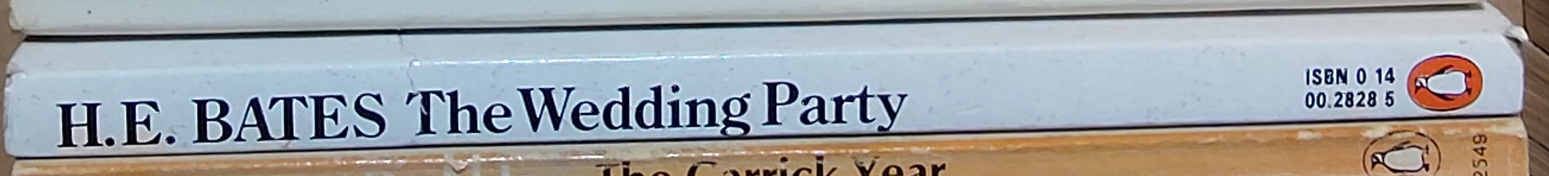 H.E. Bates  THE WEDDING PARTY spine of book image