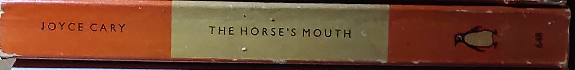 Joyce Cary  THE HORSE'S MOUTH spine of book image