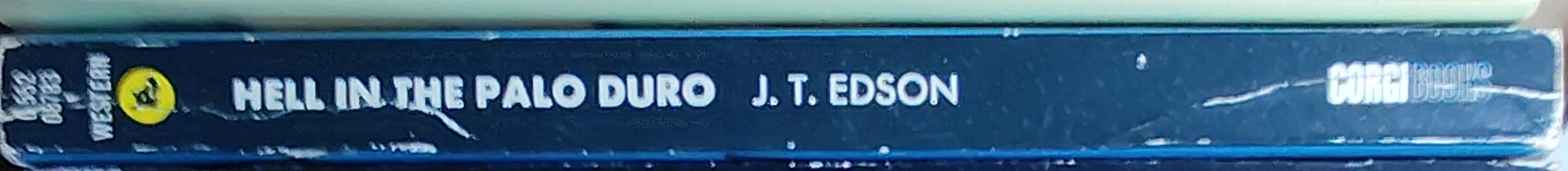 J.T. Edson  HELL IN THE PALO DURO spine of book image