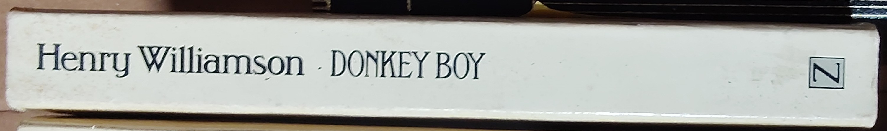Henry Williamson  DONKEY BOY spine of book image
