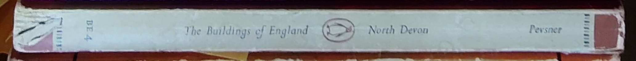 Nikolaus Pevsner  NORTH DEVON (Buildings of England) spine of book image