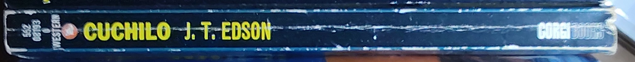 J.T. Edson  CUCHILO spine of book image
