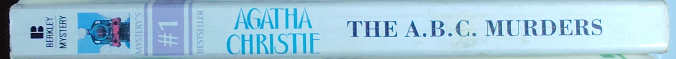 Agatha Christie  THE ABC MURDERS [THE A.B.C. MURDERS] spine of book image