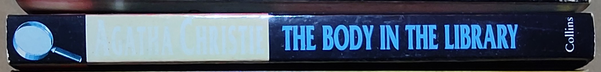 Agatha Christie  THE BODY IN THE LIBRARY spine of book image
