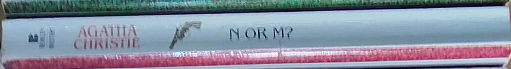 Agatha Christie  N-OR-M? spine of book image
