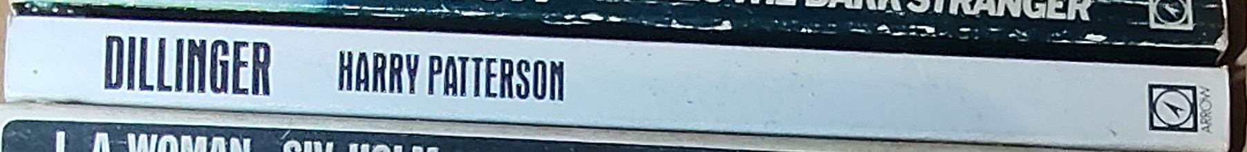 Harry Patterson  DILLINGER spine of book image