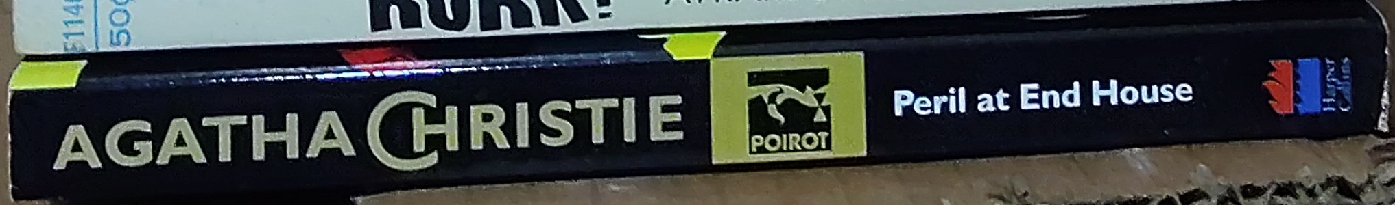 Agatha Christie  PERIL AT END HOUSE spine of book image