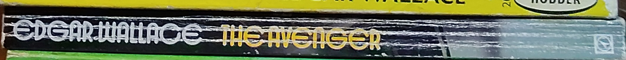 Edgar Wallace  THE AVENGER spine of book image