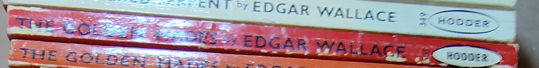 Edgar Wallace  THE GOLDEN HADES spine of book image