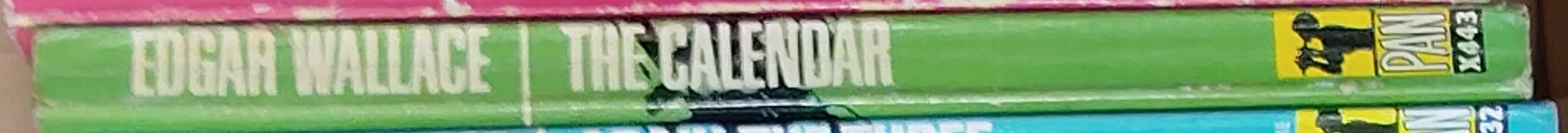 Edgar Wallace  THE CALENDAR spine of book image
