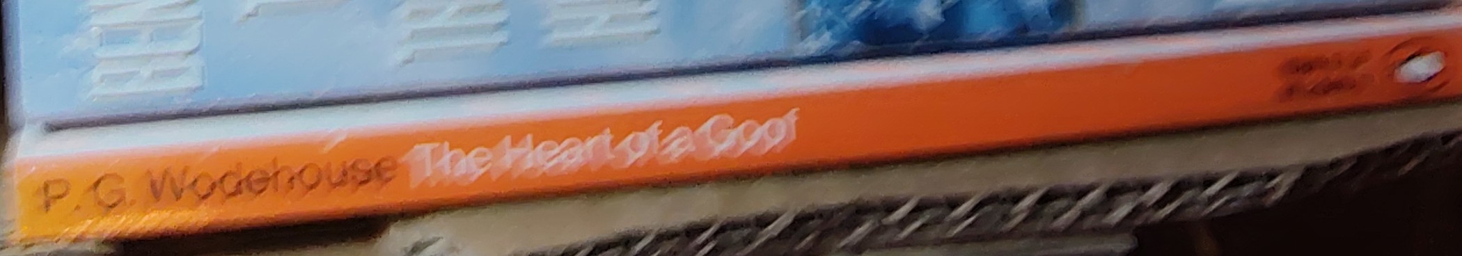 P.G. Wodehouse  THE HEART OF A GOOF spine of book image