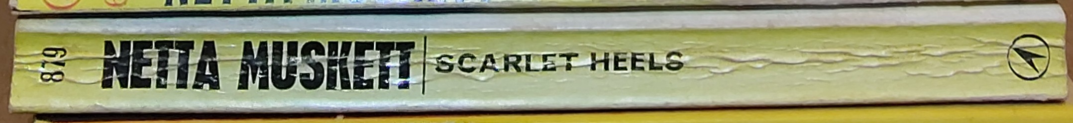 Netta Muskett  SCARLET HEELS spine of book image