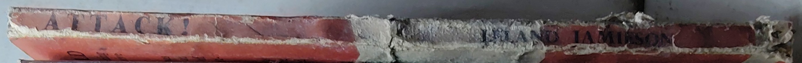Leland Jamieson  ATTACK! spine of book image