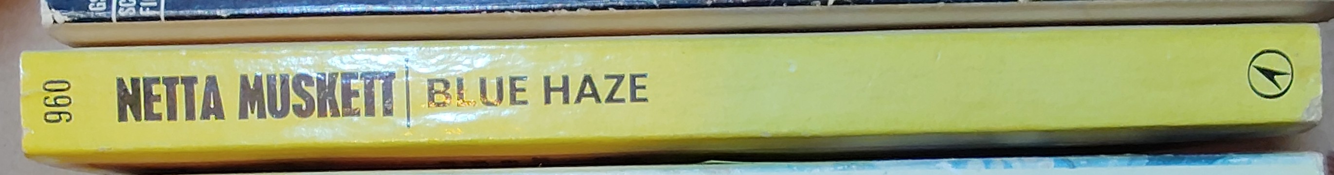 Netta Muskett  BLUE HAZE spine of book image