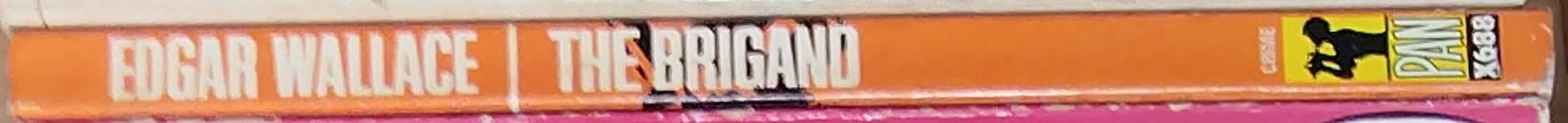 Edgar Wallace  THE BRIGAND spine of book image