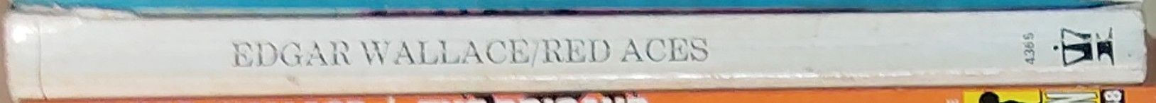 Edgar Wallace  RED ACES spine of book image