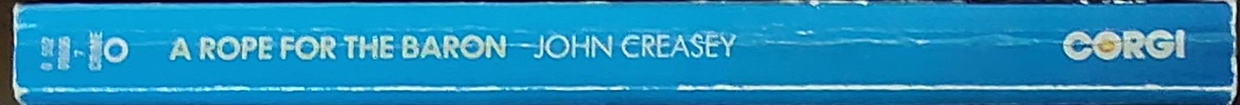 Anthony Morton  A ROPE FOR THE BARON spine of book image