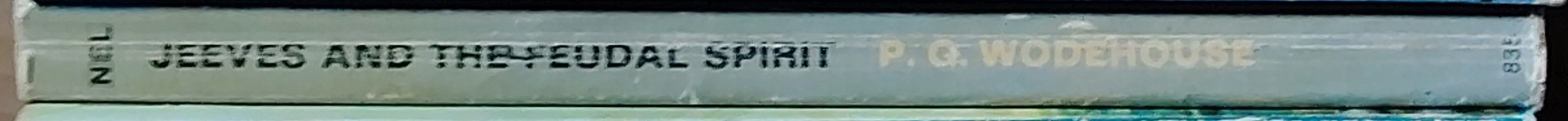 P.G. Wodehouse  JEEVES AND THE FEUDAL SPIRIT (Ian Carmichael) spine of book image