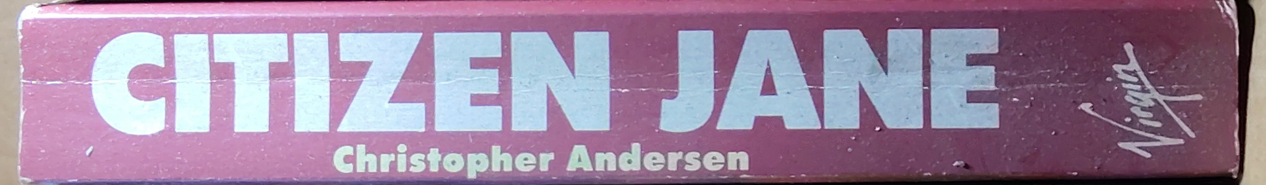 Christopher Anderson  CITIZEN JANE. The true story of Jane Fonda spine of book image