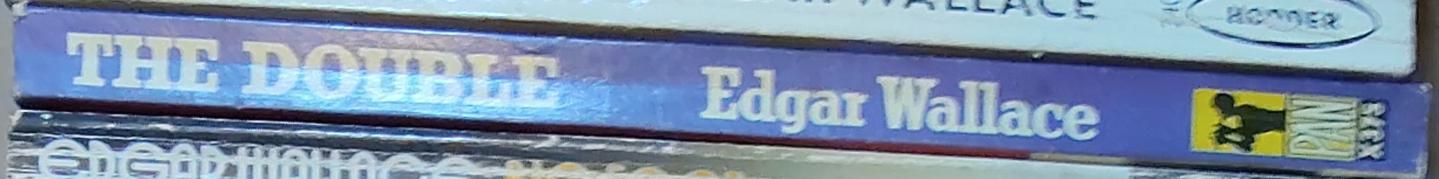 Edgar Wallace  THE DOUBLE spine of book image