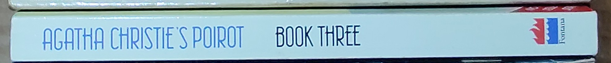 Agatha Christie  AGATHA CHRISTIE'S POIROT. BOOK THREE (TV tie-in) spine of book image