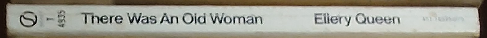 Ellery Queen  THERE WAS AN OLD WOMAN spine of book image
