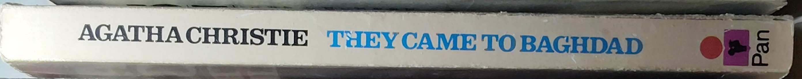 Agatha Christie  THEY CAME TO BAGHDAD spine of book image