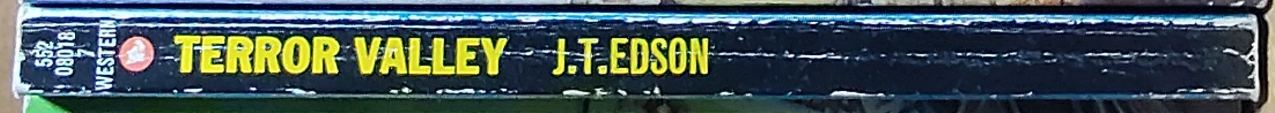 J.T. Edson  TERROR VALLEY spine of book image