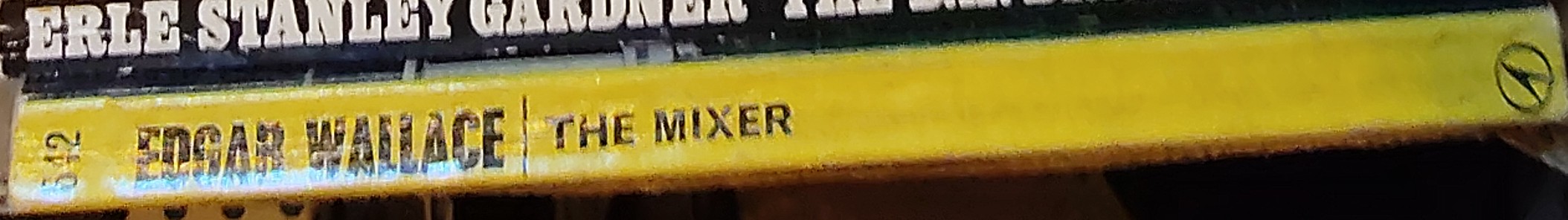 Edgar Wallace  THE MIXER spine of book image