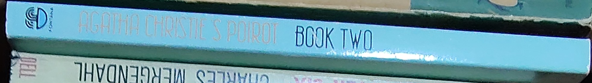 Agatha Christie  AGATHA CHRISTIE'S POIROT. BOOK TWO (TV tie-in) spine of book image
