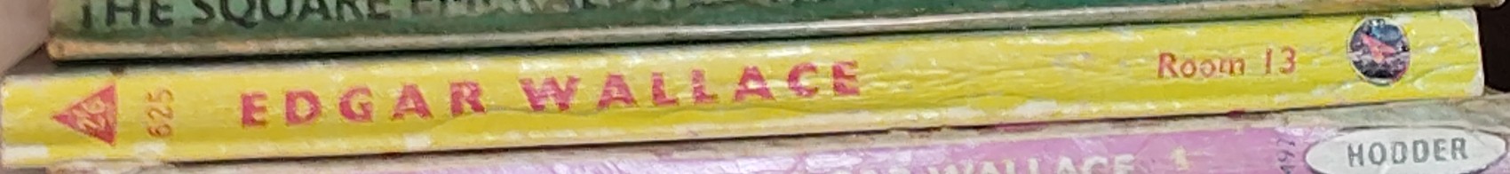 Edgar Wallace  ROOM 13 spine of book image