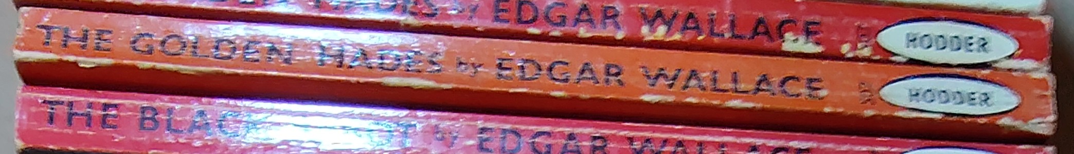 Edgar Wallace  THE GOLDEN HADES spine of book image