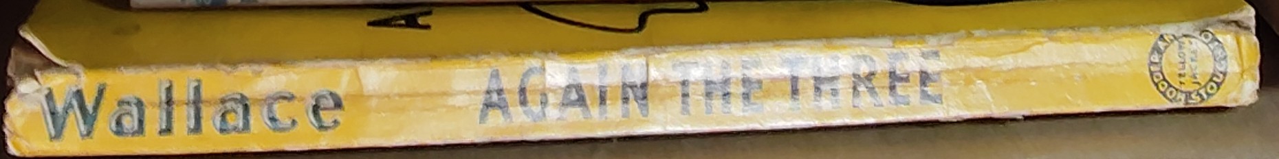 Edgar Wallace  AGAIN THE THREE spine of book image