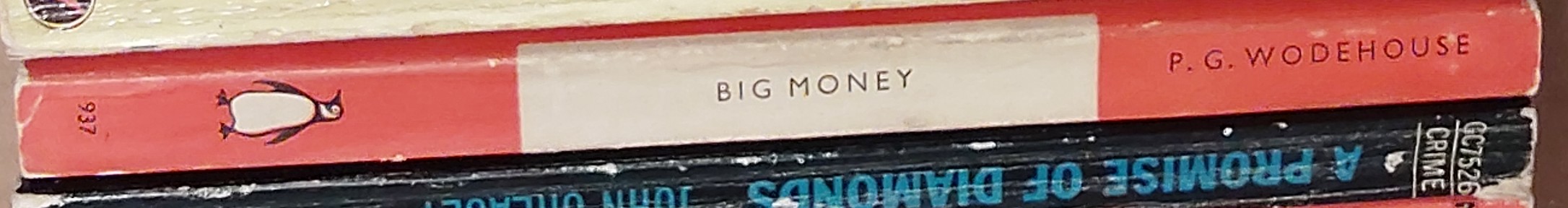 P.G. Wodehouse  BIG MONEY spine of book image