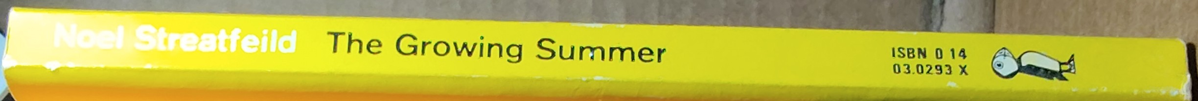 Noel Streatfeild  THE GROWING SUMMER (TV tie-in) spine of book image