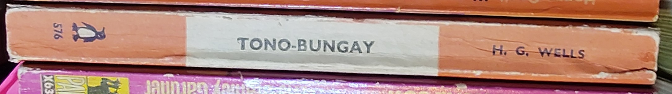 H.G. Wells  TONO-BUNGAY spine of book image