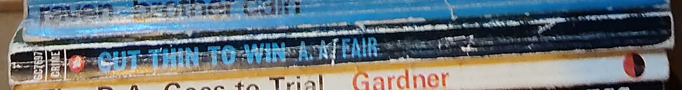 A.A. Fair  CUT THIN TO WIN spine of book image