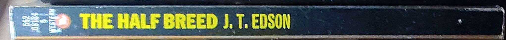 J.T. Edson  THE HALF BREED spine of book image