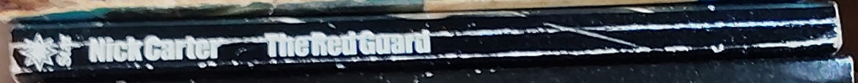 Nick Carter  THE RED GUARD spine of book image