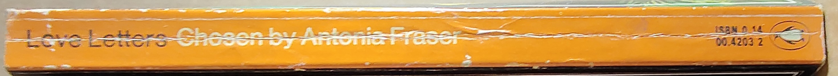 Antonia Fraser (Selects) LOVE LETTERS spine of book image