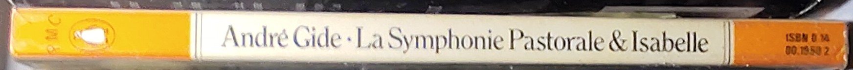 Andre Gide  LA SYMPHONIE PASTORALE / ISABELLE spine of book image
