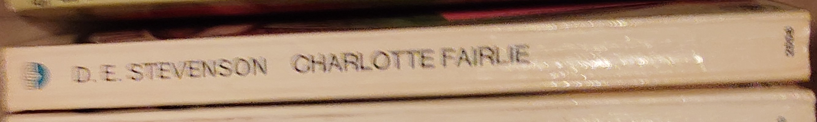 D.E. Stevenson  CHARLOTTE FAIRLIE spine of book image