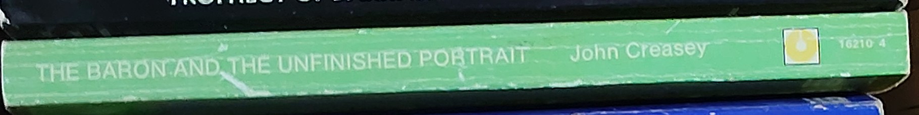 Anthony Morton  THE BARON AND THE UNFINISHED PORTRAIT spine of book image