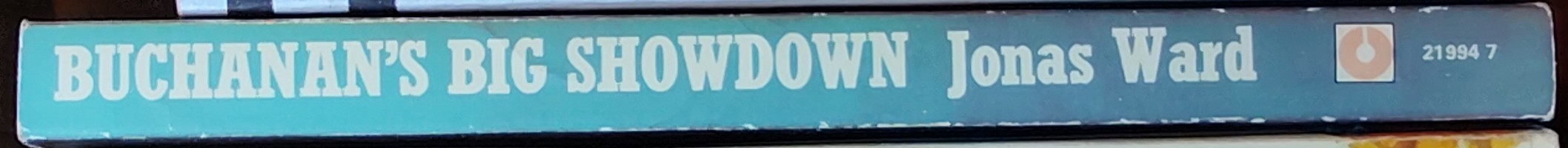 Jonas Ward  BUCHANAN'S BIG SHOWDOWN spine of book image
