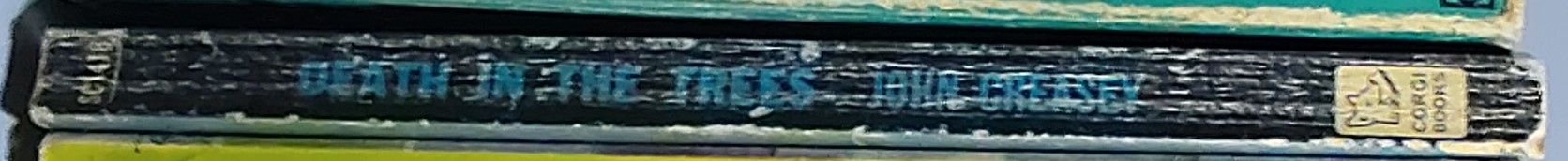 Gordon Ashe  DEATH IN THE TREES spine of book image