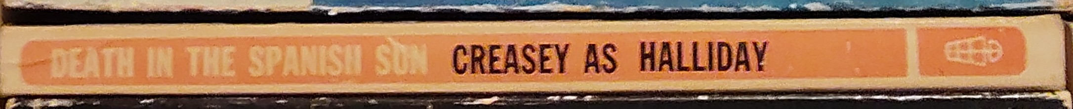 Michael Halliday  DEATH IN THE SPANISH SUN spine of book image