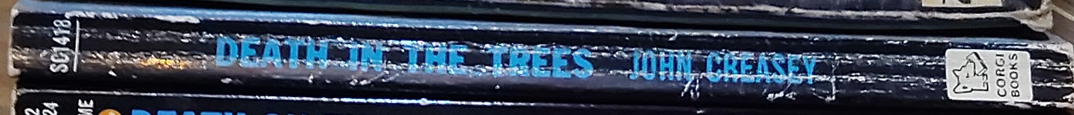 Gordon Ashe  DEATH IN THE TREES spine of book image
