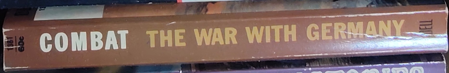 Don Congdon (Edits) COMBAT: THE WAR WITH GERMANY spine of book image