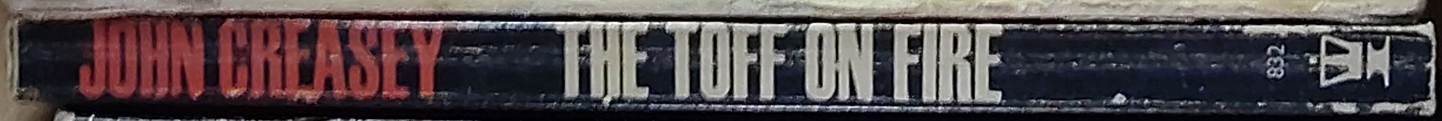 John Creasey  THE TOFF ON FIRE spine of book image